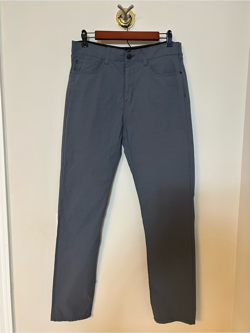 Denali Men's Gray Slim Straight Pants